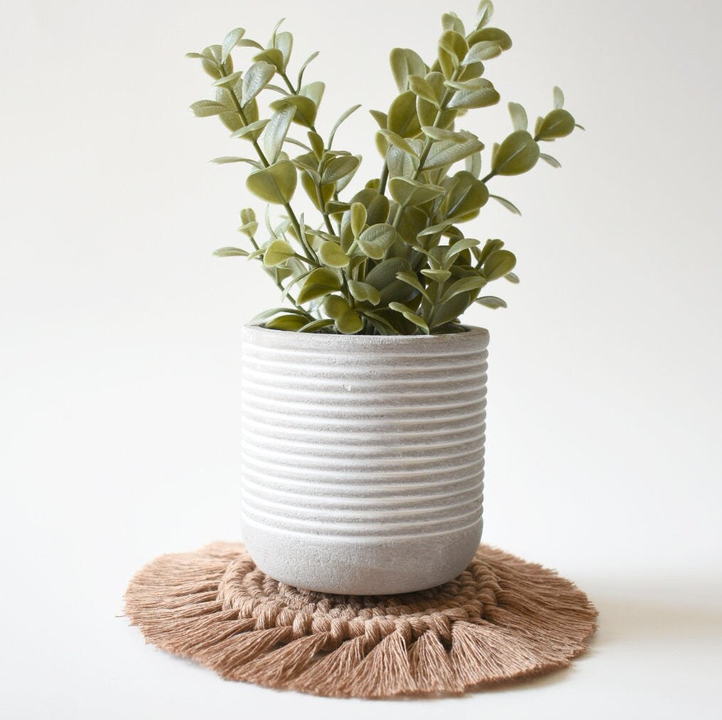 Handmade Coasters: Natural Fiber Coasters