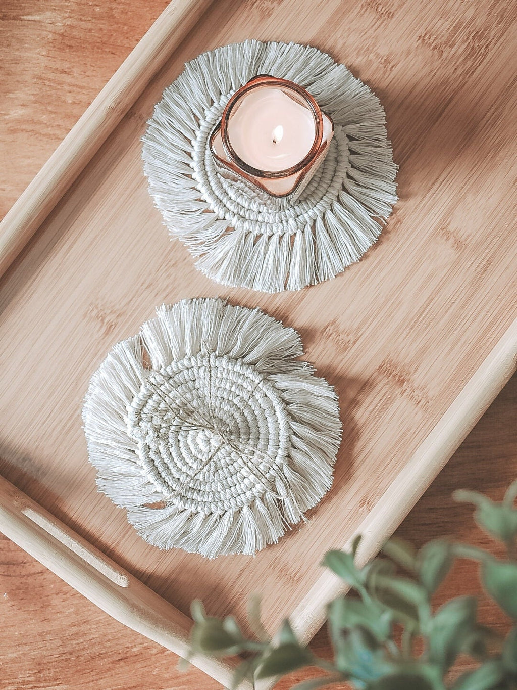Handmade Coasters: Natural Fiber Coasters