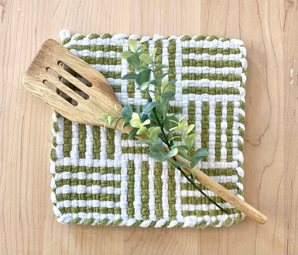 Handmade Woven Hot Pad Potholder