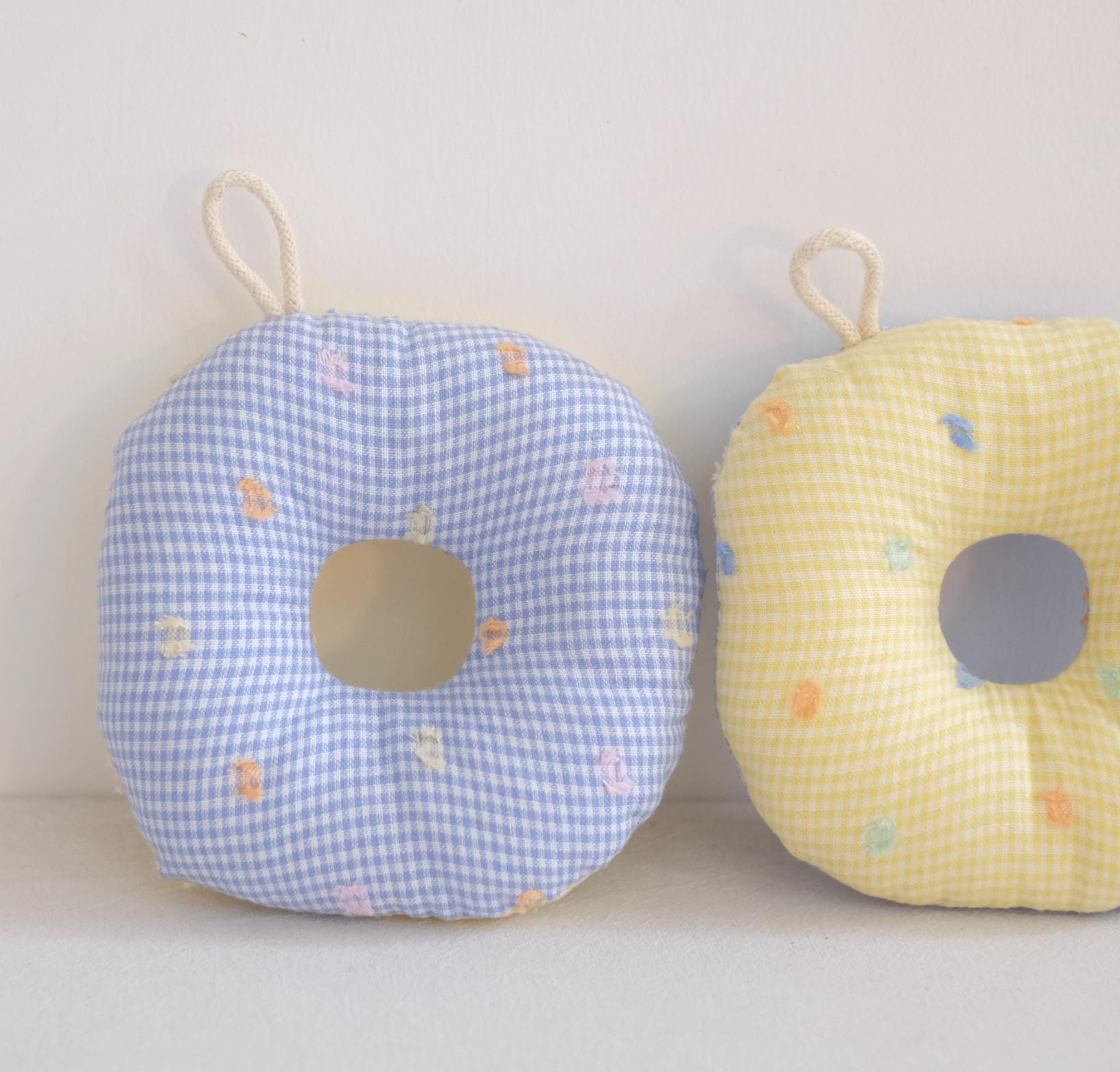 Handmade Embroidered Donut Coaster | Cotton Mug Mat