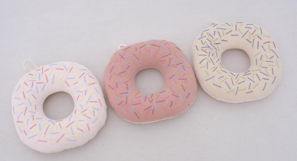 Handmade Embroidered Donut Coaster | Cotton Mug Mat